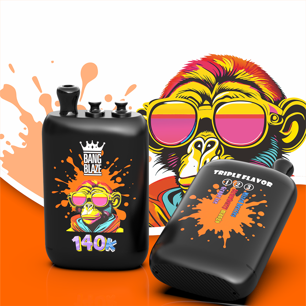 Bang Blaze 140K 140000 Puffs 3 in 1 Einweg Vape - Grape Ice & Strawberry Mango & Mixed Berries