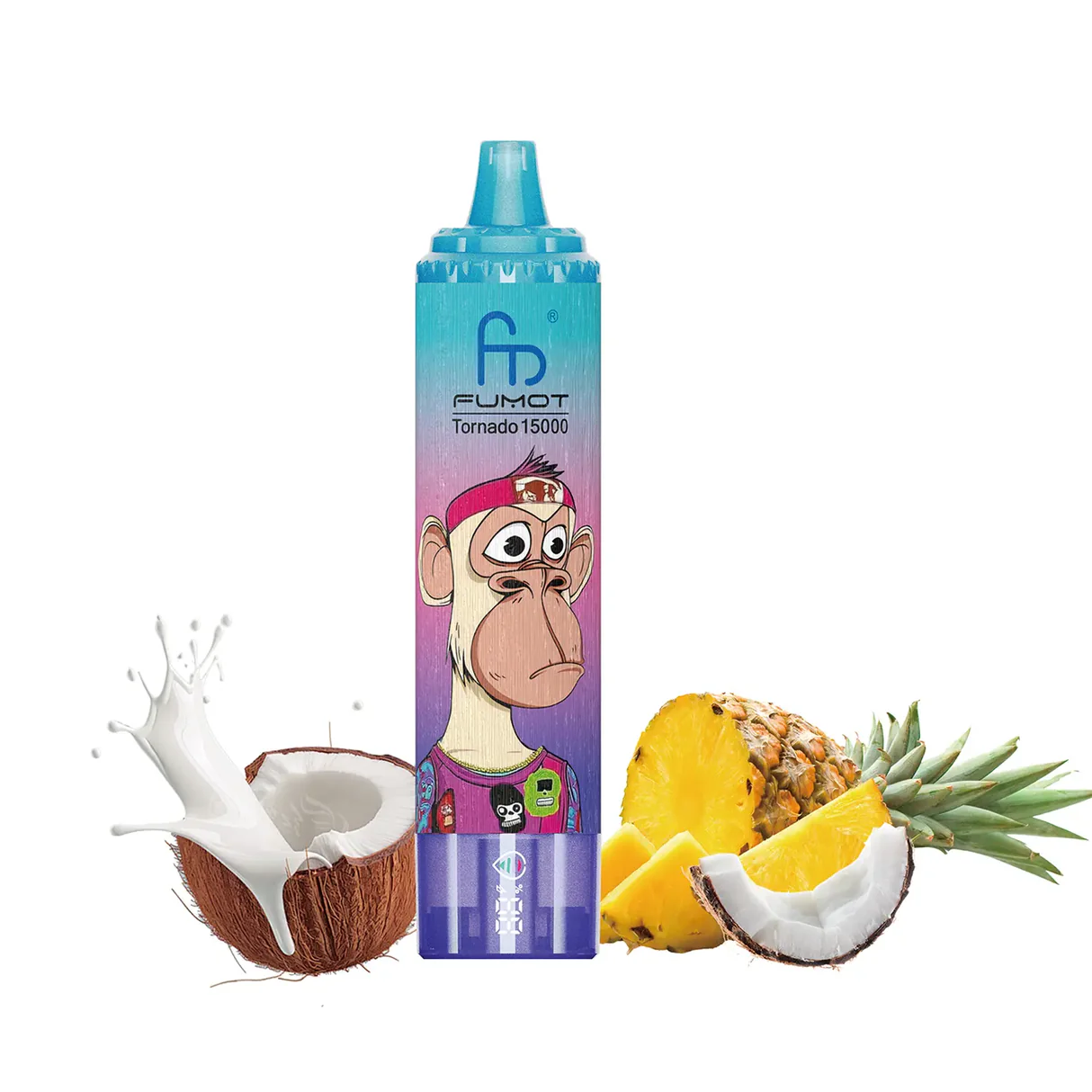Original-Fumot-Tornado-15000-puffs-Disposable-Vape-1 Fumot Tornado 15000 15k Puffs Einweg Vape Digital Screen Mesh Coil Tornado 15k Puff Vape e zigarette