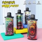 Razz Bar 15k 15000 Puffs Einweg Vape Adjustable Air Flow 1.0Ω Mesh Coil Razz Bar 15000 Puff Vape e zigarette