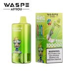 Waspe Aiviou 100k 100000 Puff 4 in 1 Einweg Vape LED Smart Screen Quad Mesh Coil Waspe 100000 4 in 1 Puff Vape e zigarette 7