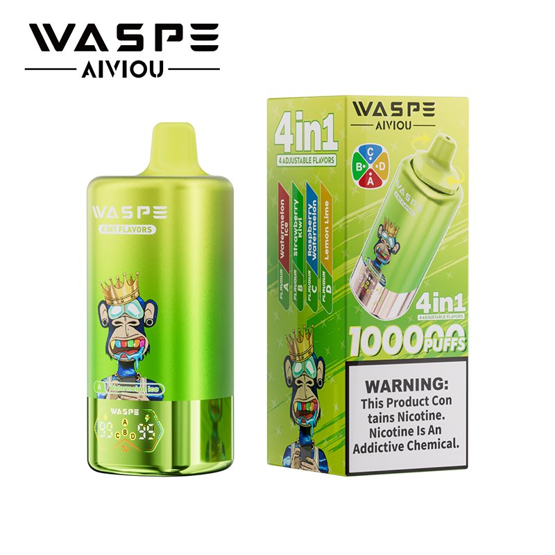 Waspe Aiviou 100k 100000 Puff 4 in 1 Einweg Vape LED Smart Screen Quad Mesh Coil Waspe 100000 4 in 1 Puff Vape e zigarette 10 Waspe Aiviou 100k 100000 Puff 4 in 1 Einweg Vape LED Smart Screen Quad Mesh Coil Waspe 100000 4 in 1 Puff Vape e zigarette 7
