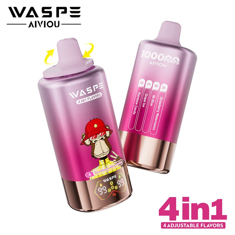 Waspe Aiviou 100k 100000 Puff 4 in 1 Einweg Vape LED Smart Screen Quad Mesh Coil Waspe 100000 4 in 1 Puff Vape e zigarette 11 Waspe Aiviou 100k 100000 Puff 4 in 1 Einweg Vape LED Smart Screen Quad Mesh Coil Waspe 100000 4 in 1 Puff Vape e zigarette 7
