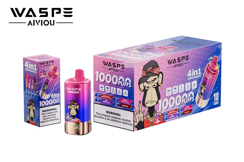 Waspe Aiviou 100k 100000 Puff 4 in 1 Einweg Vape LED Smart Screen Quad Mesh Coil Waspe 100000 4 in 1 Puff Vape e zigarette 13 Waspe Aiviou 100k 100000 Puff 4 in 1 Einweg Vape LED Smart Screen Quad Mesh Coil Waspe 100000 4 in 1 Puff Vape e zigarette 7
