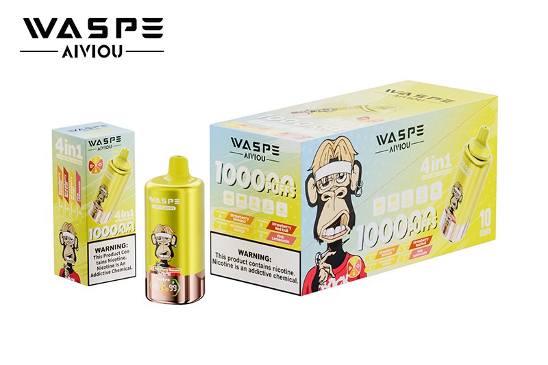 Waspe Aiviou 100k 100000 Puff 4 in 1 Einweg Vape LED Smart Screen Quad Mesh Coil Waspe 100000 4 in 1 Puff Vape e zigarette 7 Waspe Aiviou 100k 100000 Puff 4 in 1 Einweg Vape LED Smart Screen Quad Mesh Coil Waspe 100000 4 in 1 Puff Vape e zigarette 7