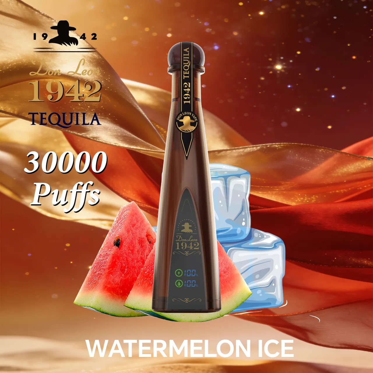 Solaris Tequila Don Leon 1942 30000 Puffs Einweg Vape Mesh Coil Don Leon 30000 Puff Vape e zigarette