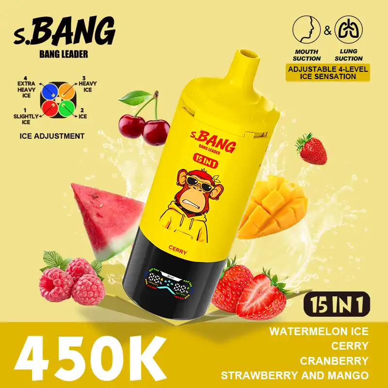 Bang Leader 450K 450000 Puffs 15 in 1 Einweg Vape Smart Screen Mesh Coil Bang Leader 450000 15 in 1 Puff Vape e zigarette Bang Leader 450K 450000 Puffs 15 in 1 Einweg Vape Smart Screen Mesh Coil Bang Leader 450000 15 in 1 Puff Vape e zigarette
