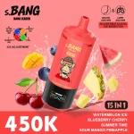 Bang Leader 450K 450000 Puffs 15 in 1 Einweg Vape Smart Screen Mesh Coil Bang Leader 450000 15 in 1 Puff Vape e zigarette