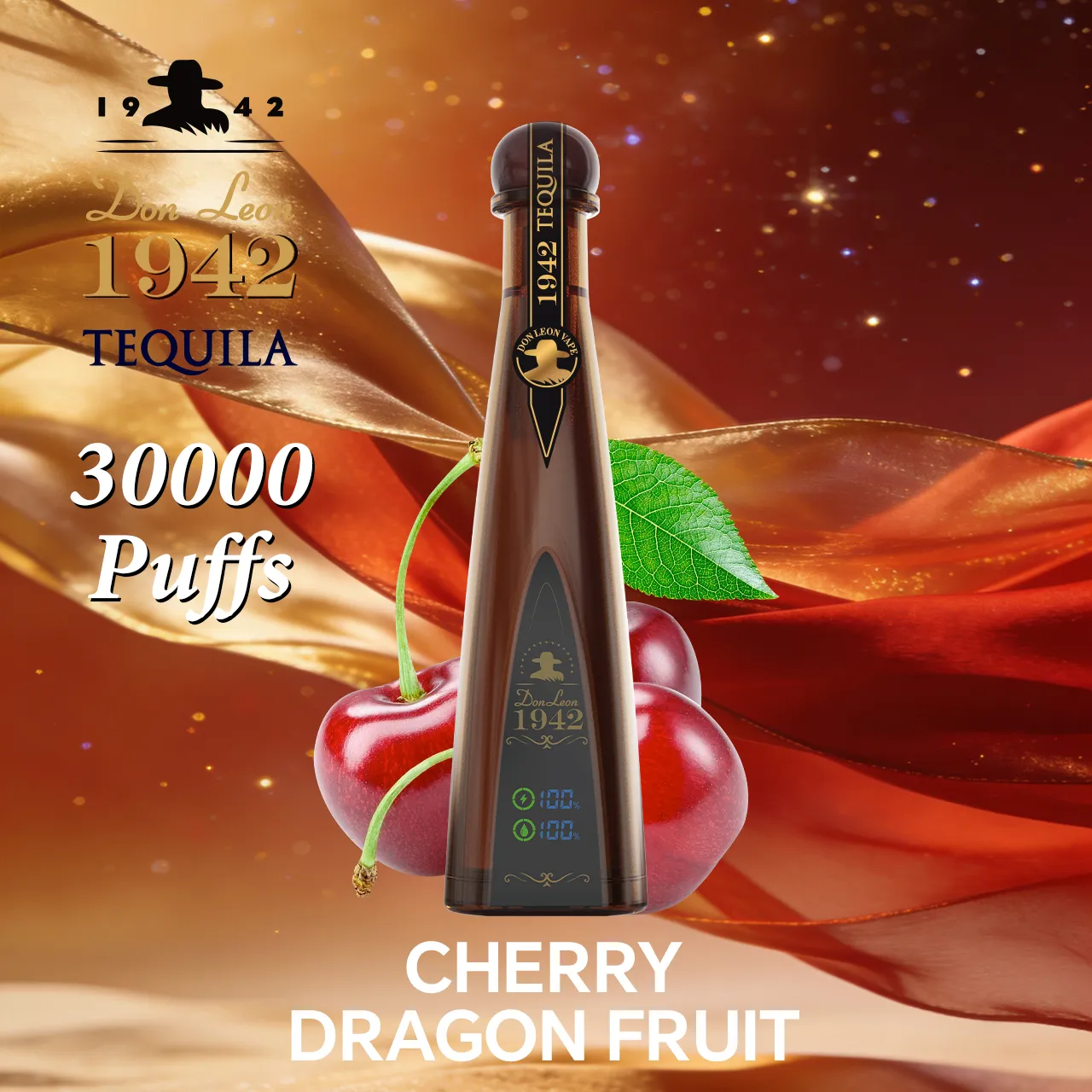 Solaris Tequila Don Leon 1942 30000 Puffs Einweg Vape Mesh Coil Don Leon 30000 Puff Vape e zigarette