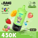 Bang Leader 450K 450000 Puffs 15 in 1 Einweg Vape Smart Screen Mesh Coil Bang Leader 450000 15 in 1 Puff Vape e zigarette