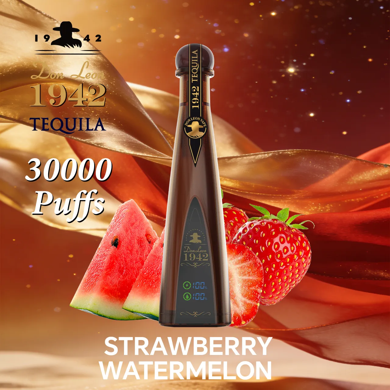 Solaris Tequila Don Leon 1942 30000 Puffs Einweg Vape Mesh Coil Don Leon 30000 Puff Vape e zigarette