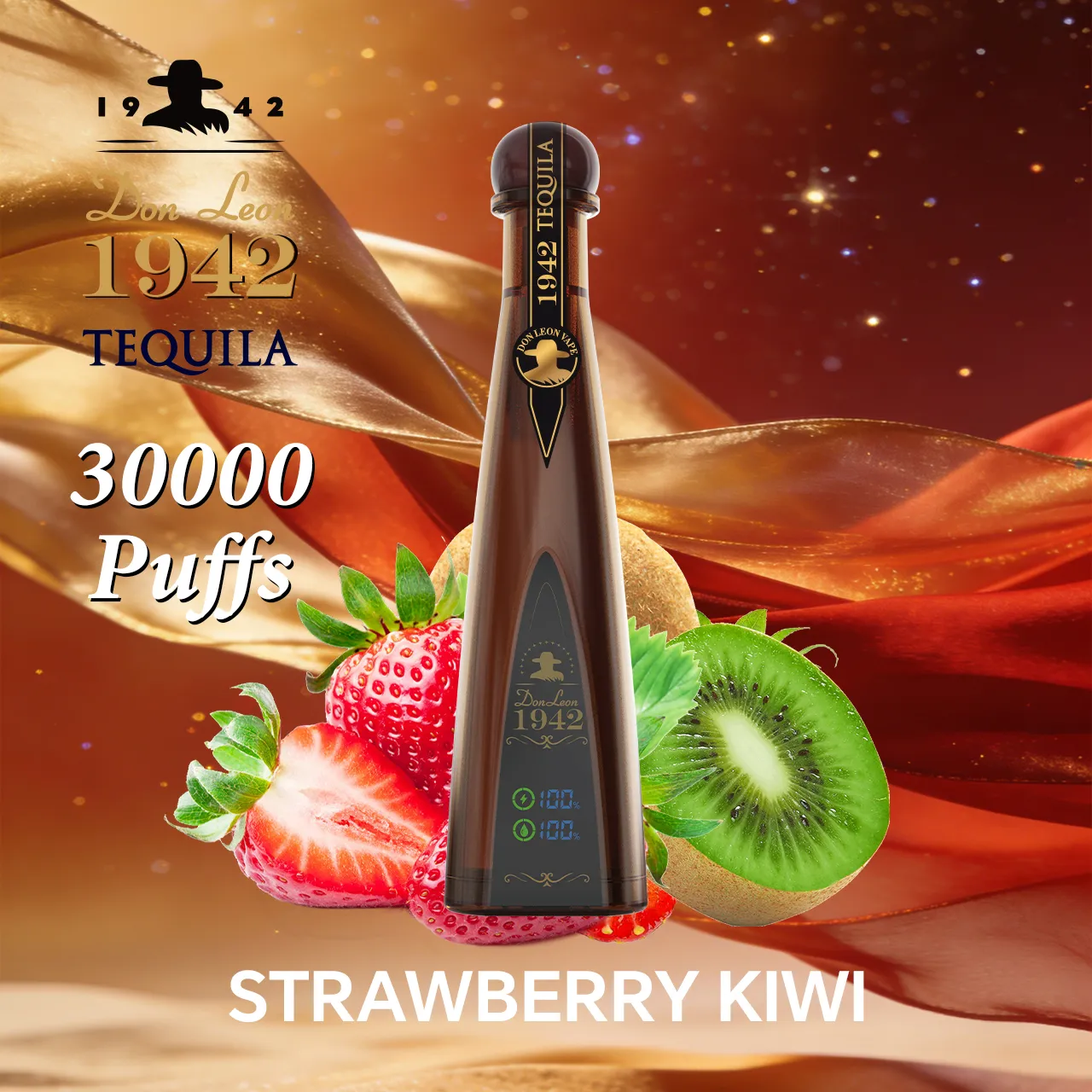 Solaris Tequila Don Leon 1942 30000 Puffs Einweg Vape Mesh Coil Don Leon 30000 Puff Vape e zigarette