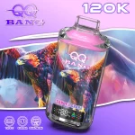 QQ Bang 120k 120000 Puffs Einweg Vape Digital Screen Mesh Coil QQ Bang 120000 120k Puff Vape e zigarette