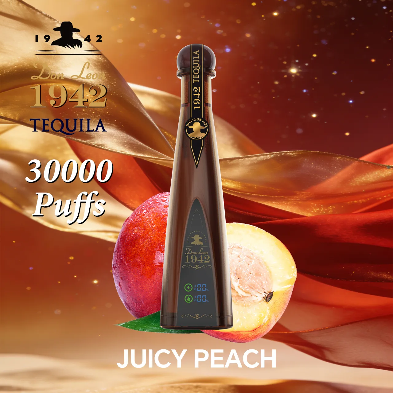 Solaris Tequila Don Leon 1942 30000 Puffs Einweg Vape Mesh Coil Don Leon 30000 Puff Vape e zigarette