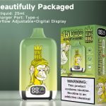 Bang King 15k Einweg Vape Smart Display Disposable Vape rechargeable vape Type C charging