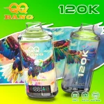 QQ Bang 120k 120000 Puffs Einweg Vape Digital Screen Mesh Coil QQ Bang 120000 120k Puff Vape e zigarette