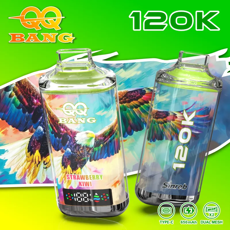 QQ Bang 120k 120000 Puffs Einweg Vape Digital Screen Mesh Coil QQ Bang 120000 120k Puff Vape e zigarette QQ Bang 120k 120000 Puffs Einweg Vape Digital Screen Mesh Coil QQ Bang 120000 120k Puff Vape e zigarette