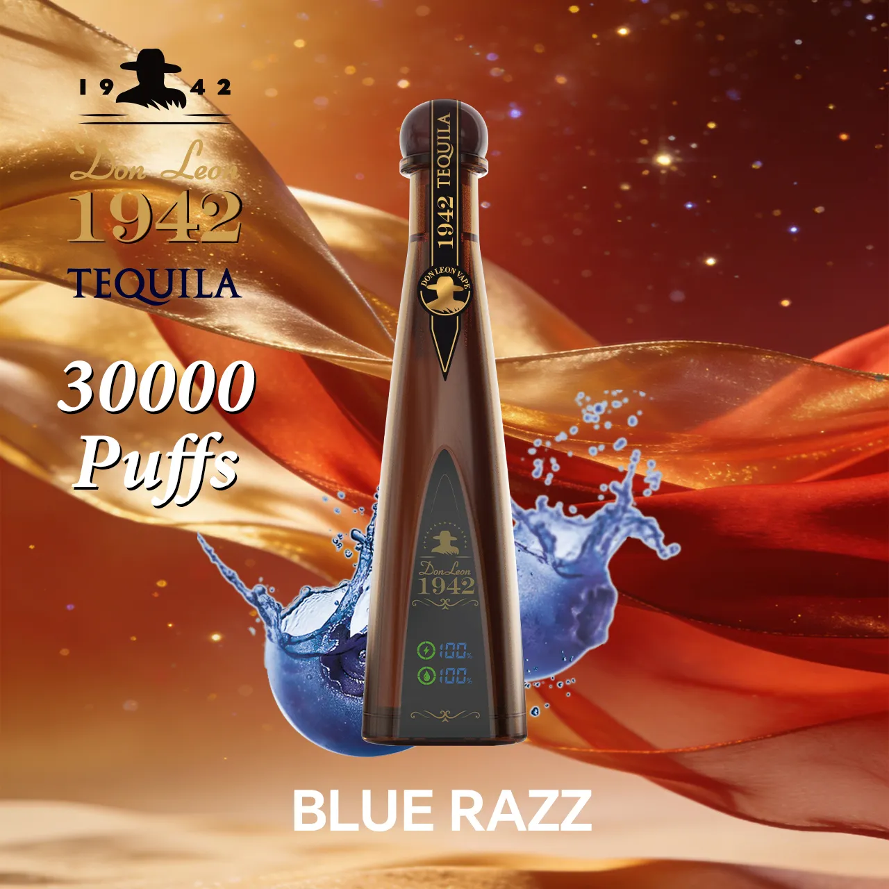 Solaris Tequila Don Leon 1942 30000 Puffs Einweg Vape Mesh Coil Don Leon 30000 Puff Vape e zigarette