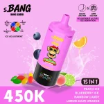 Bang Leader 450K 450000 Puffs 15 in 1 Einweg Vape Smart Screen Mesh Coil Bang Leader 450000 15 in 1 Puff Vape e zigarette