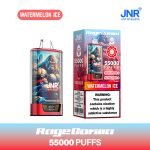NR Rage Gorilla 55k 55000 Puffs Einweg Vape / e zigarette mit Crystal Shell, Metal Base und Screen Display