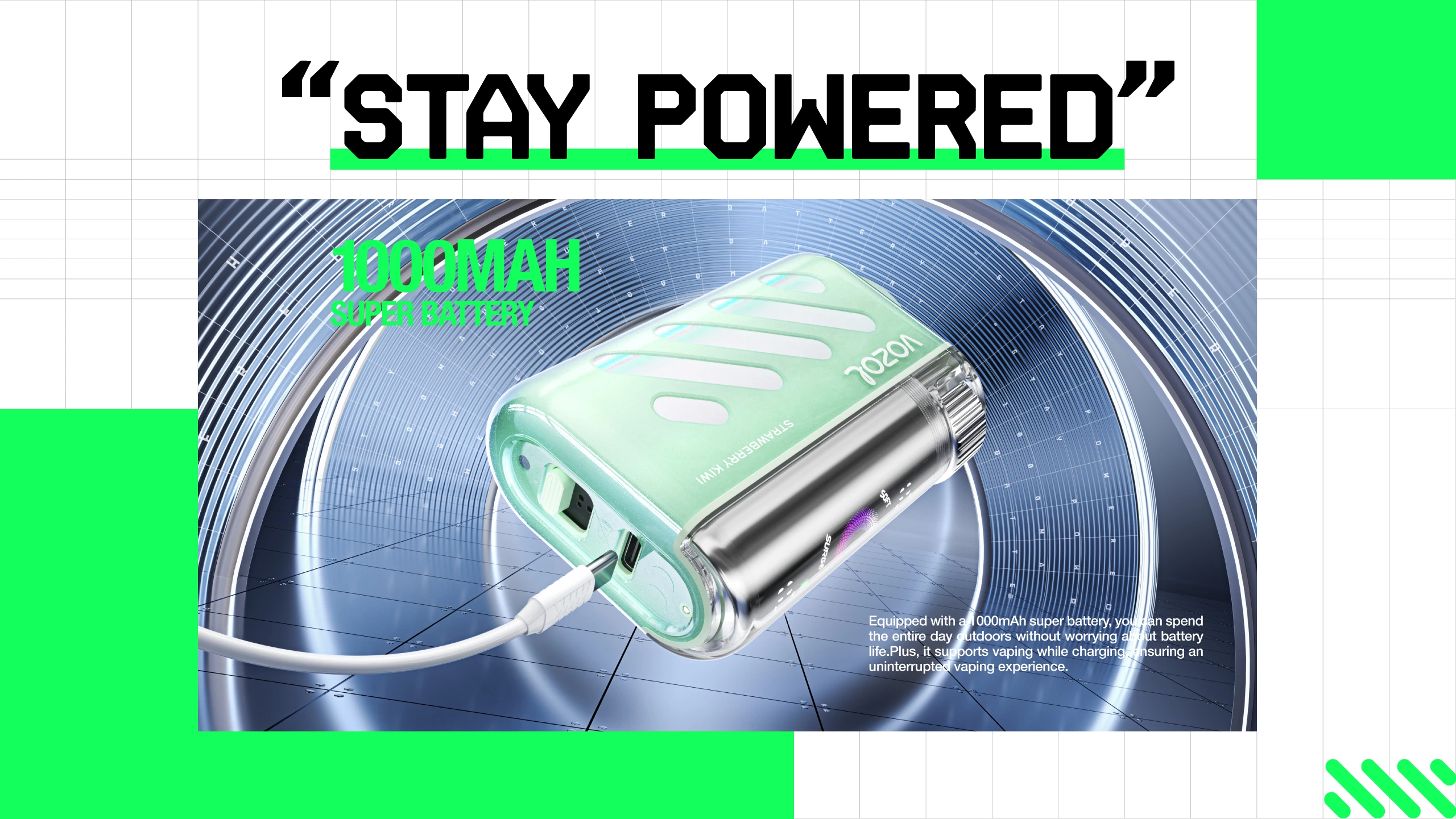 Vozol Vista 40k 40000 Puffs Einweg Vape Wavy Curved Screen Dual Mesh Coil Vozol 40000 4-Level Wattage Puff Vape e zigarette