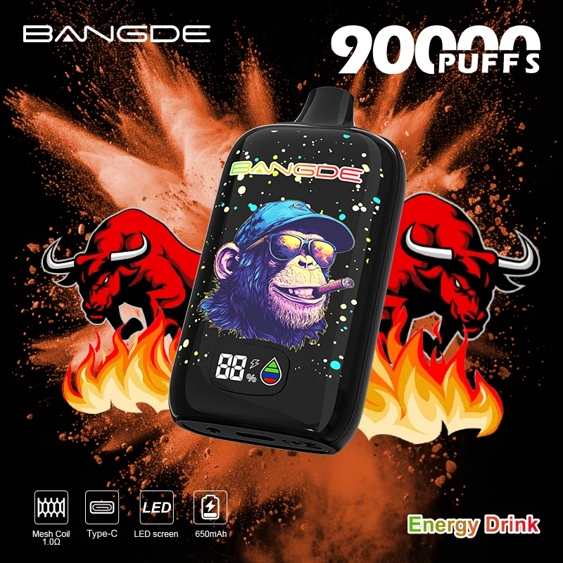 Bang-DE-Vape-90000-Puffs-Disposable-Vape-Energy-Drink Bang DE 90k 90000 Puffs Einweg Vape LCD Screen Mesh Coil Bang DE 90000 90k Puff Vape e zigarette