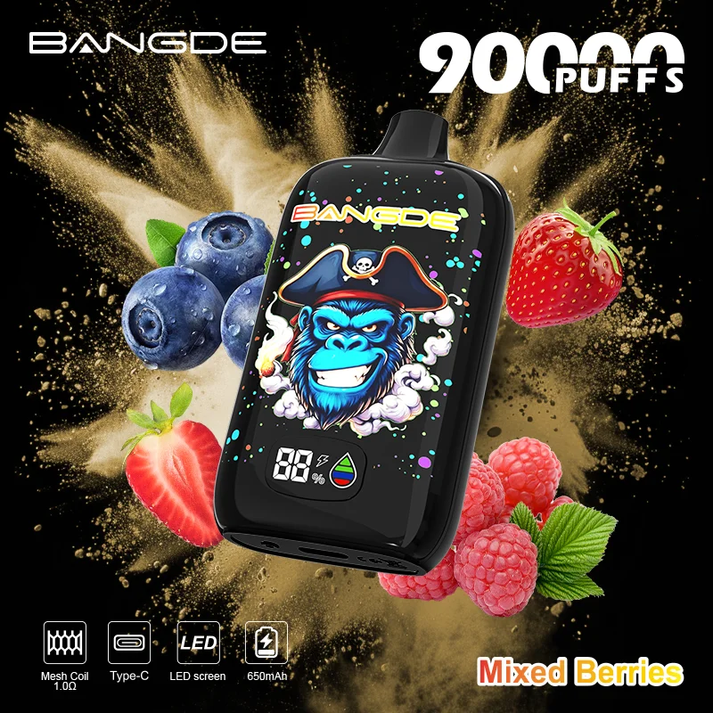 Bang-DE-Vape-90000-Puffs-Disposable-Vape-Mixed-Berry Bang DE 90k 90000 Puffs Einweg Vape LCD Screen Mesh Coil Bang DE 90000 90k Puff Vape e zigarette