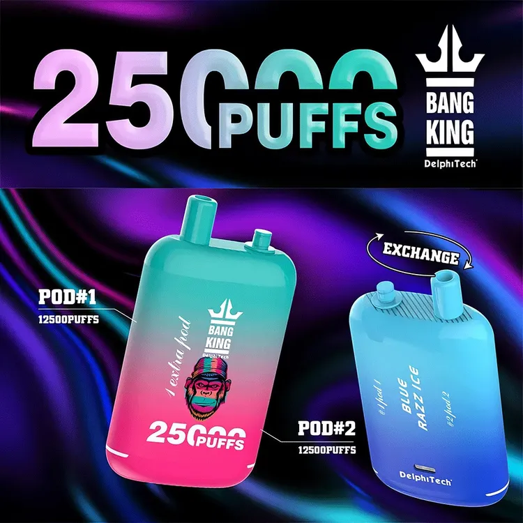 Bang King 25000 2 in 1 Disposable Vape / e zigarette Dual Flavors Switching System Bang King 25000 2 in 1 Disposable Vape / e zigarette Dual Flavors Switching System