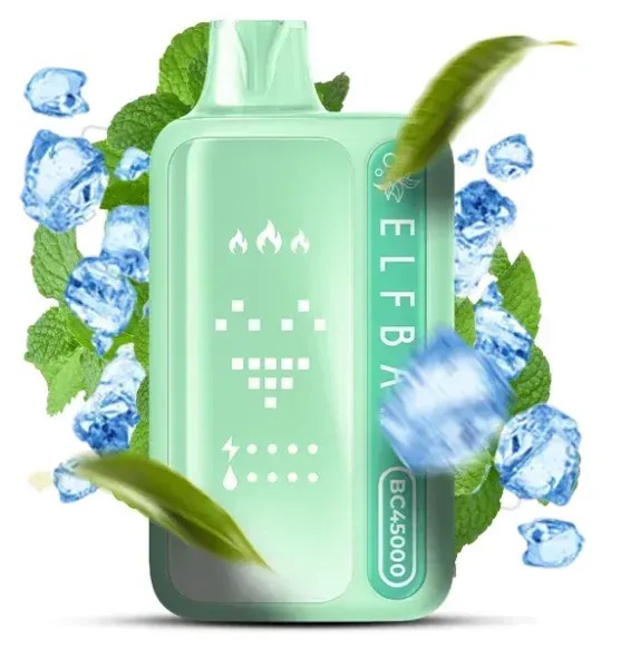 Elf Bar BC45000 45k Puffs Einweg Vape Screen Display Mesh Coil Interactive Glow Elf Bar 45k Puff Vape e zigarette
