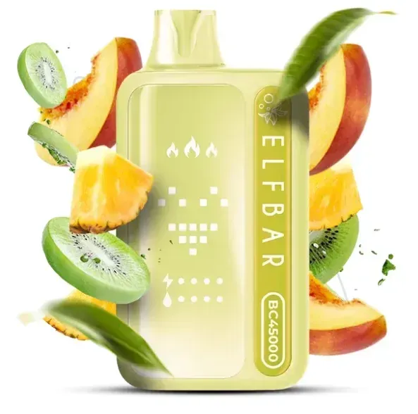Elf Bar BC45000 45k Puffs Einweg Vape Screen Display Mesh Coil Interactive Glow Elf Bar 45k Puff Vape e zigarette