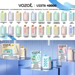Vozol Vista 40k 40000 Puffs Einweg Vape Wavy Curved Screen Dual Mesh Coil Vozol 40000 4-Level Wattage Puff Vape e zigarette