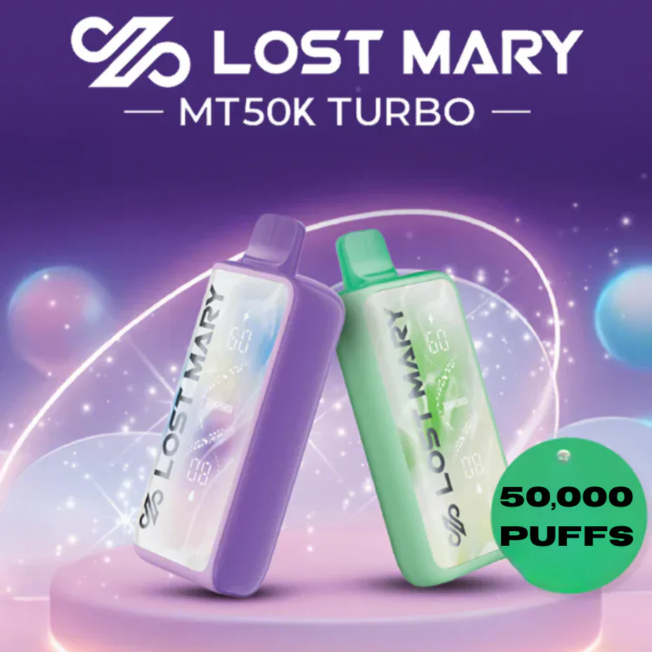 Lost Mary 50K Puff Vape e zigaretten LED Display Batterie und Liquid Anzeige