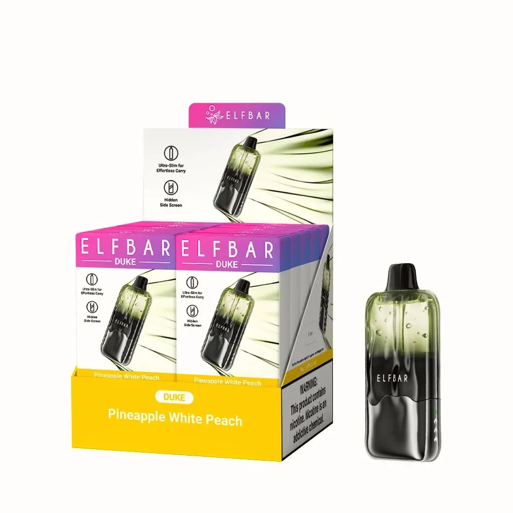ElfBar Duke 30K Puff Vape e zigaretten LED Display Batterie und Liquid Anzeige