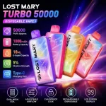 Lost Mary MT50000 50K Turbo Einweg Vape / e zigarette mit LED Screen, Dual Mesh Coil und Adjustable Airflow