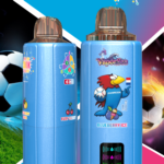 VaporSea 300K 6 in 1 Puff Vape e zigaretten LED Display Batterie und Liquid Anzeige