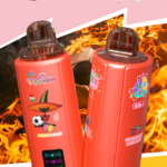 VaporSea 300K 6 in 1 Puff Vape e zigaretten LED Display Batterie und Liquid Anzeige