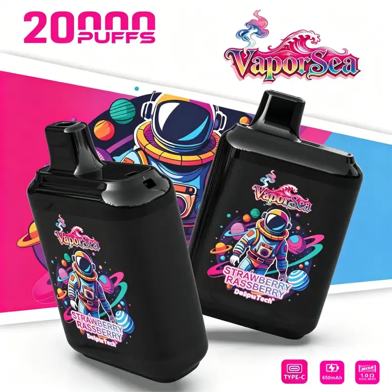 VaporSea 20k Puff Vape e zigaretten kleine Größe und smoothen Zug