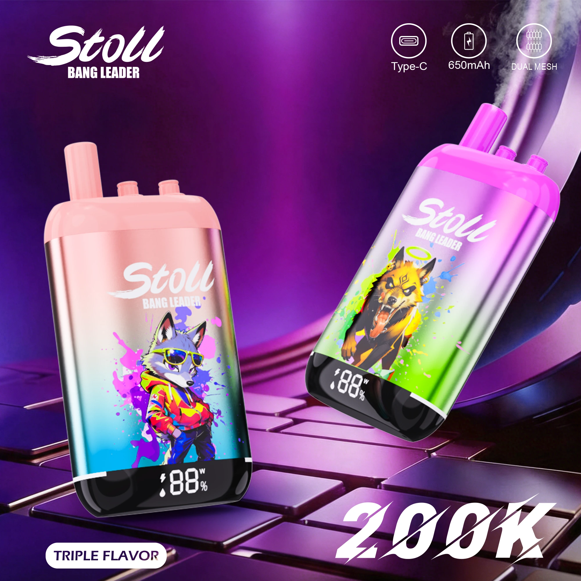 Bang Leader Stoll 200K 200000 Züge Vape Bang Leader Stoll 200K 200000 Züge Vape