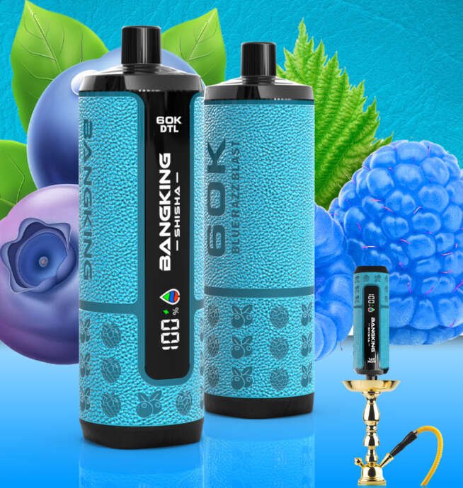 bangvapen-bang-king-shisha-60000-puffs-blueberry-razz-burst-654x690 Bang King Shisha 60K Disposable Vape Blue Razz Blast